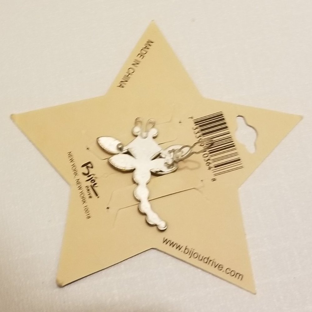 Gorgeous vtg blue dragonfly barrette- could become necklace - Picture 11 of 11